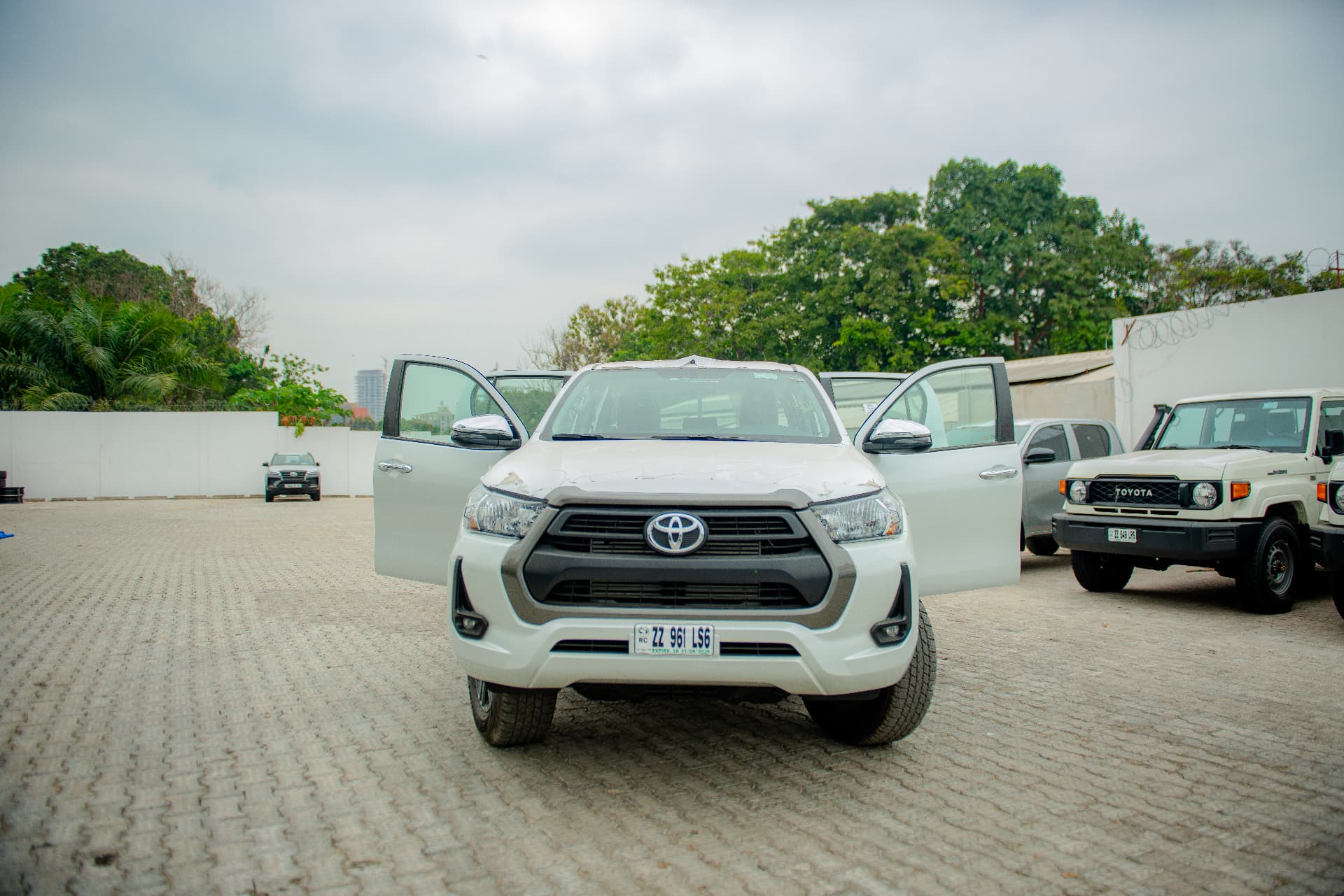 Toyota Hilux Blanche